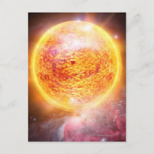 Carte Postale Nebula Brûlant brillamment