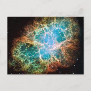 Carte Postale Nebula de crabe - Télescope Hubble