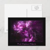 Carte Postale Nebula d'éléphant rose (Devant / Derrière)