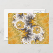 Carte postale Nebula en argent (Devant / Derrière)