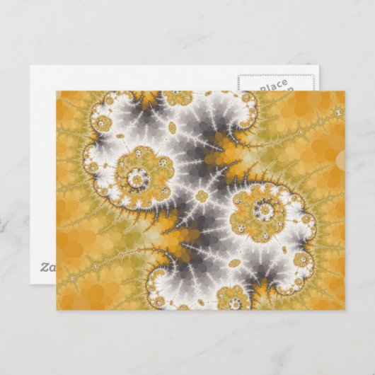 Carte postale Nebula en argent (Devant / Derrière)