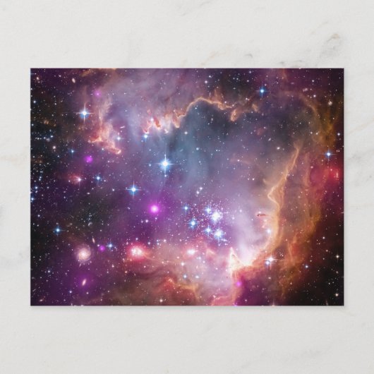 Carte Postale Nebula espace lumineux étoiles galaxie hipster gee (Devant)