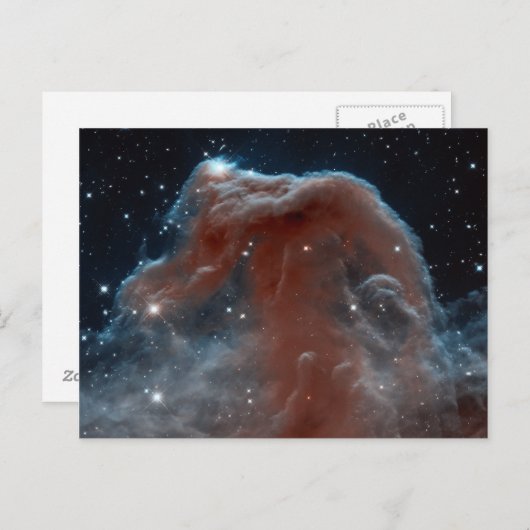 Carte Postale Nébuleuse à tête de cheval infrarouge (Devant / Derrière)