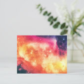 Carte Postale Nébuleuse cosmique radiante (Debout devant)