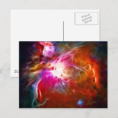 Carte Postale Nébuleuse d'Orion (Devant / Derrière)