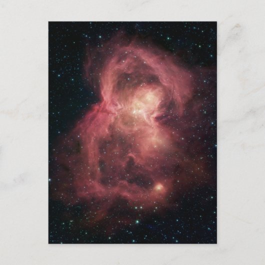 Carte Postale Nébuleuse du papillon spatial (Devant)