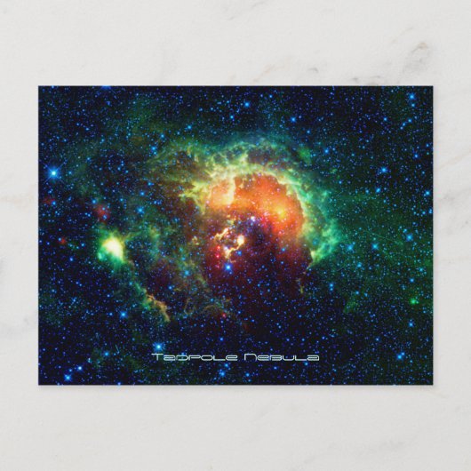 Carte Postale Nébuleuse du têtard dans la Constellation Auriga (Devant)