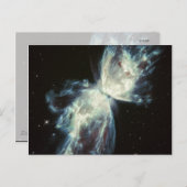 Carte Postale Nébuleuse papillon (Devant / Derrière)