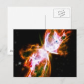 Carte Postale Nébuleuse papillon (Devant / Derrière)