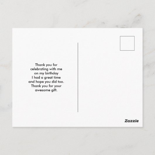 Carte Postale Nébuleuse spatiale verte et rouge moderne aquarell (Dos)