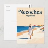 Carte Postale Necochea Argentine (Devant / Derrière)