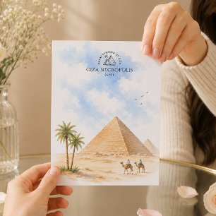 Carte Postale Nécropole de Gizeh, Grande Pyramide de Gizeh Voy