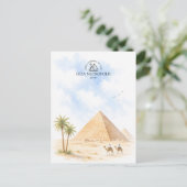 Carte Postale Nécropole de Gizeh, Grande Pyramide de Gizeh | Voy (Debout devant)