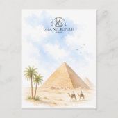 Carte Postale Nécropole de Gizeh, Grande Pyramide de Gizeh | Voy (Devant)