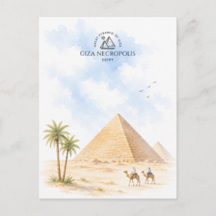 Carte Postale Nécropole de Gizeh, Grande Pyramide de Gizeh Voy