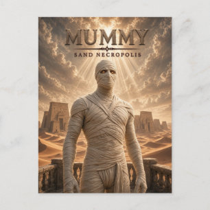 Carte Postale Nécropole de sable de momie Cinéma sombre