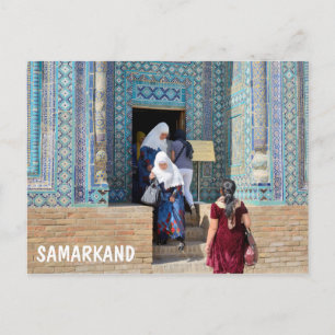 Carte Postale Necropolis de Shah-i-Zinda à Samarkan, Ouzbékistan