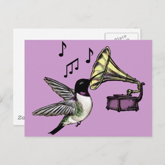 Carte Postale Nectar auditif (Devant / Derrière)