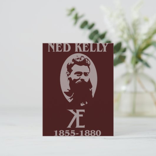 Carte Postale Ned Kelly Design (Debout devant)