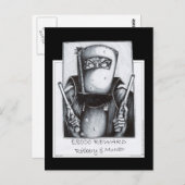 Carte Postale Ned Kelly : Recherché (Devant / Derrière)