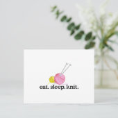 Carte Postale Needles et Yarn (Debout devant)