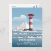 Carte Postale Needles Lighthouse (Devant / Derrière)