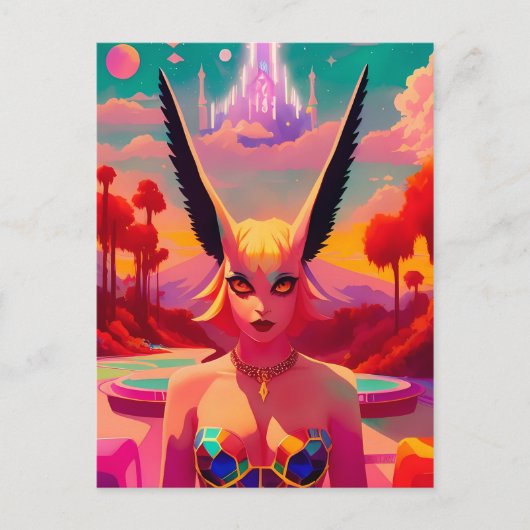 Carte Postale Neena, Belle des Pixies Cannibales (Devant)