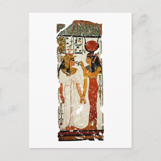Carte Postale Nefertari avec Isis (Devant)