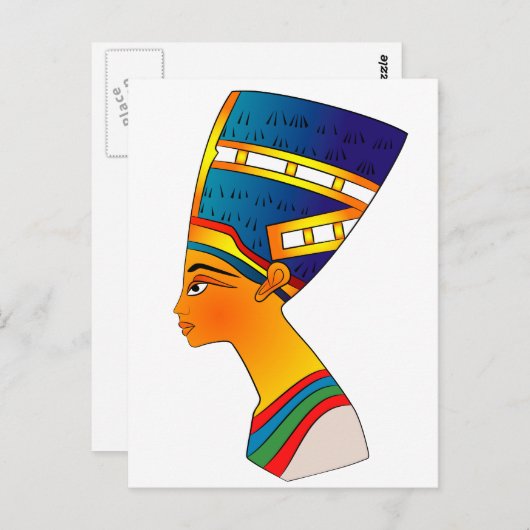 Carte Postale Néfertiti (Devant / Derrière)