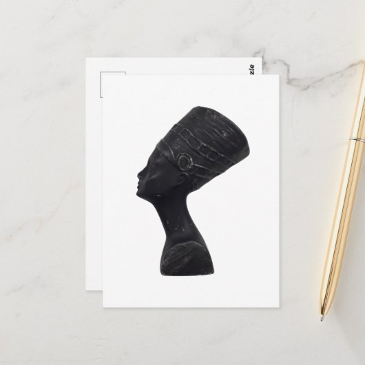 Carte Postale Nefertiti, reine d'Égypte (Devant/Arrière en situation)