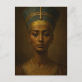 Carte Postale Nefertiti Vintage Style Art (Devant)