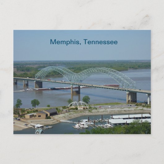 Carte Postale Négociation sur le fleuve Mississippi (Devant)