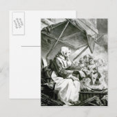 Carte Postale Négociation sur les châtaignes (Devant / Derrière)