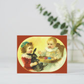 Carte Postale "Négociations fraternelles" (Debout devant)