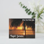 Carte Postale Negril, Jamaïque Postcard (Debout devant)