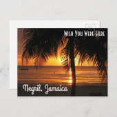 Carte Postale Negril, Jamaïque Postcard (Devant / Derrière)