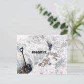 Carte Postale neige (Debout devant)