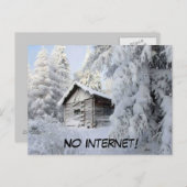 Carte Postale Neige (Devant / Derrière)