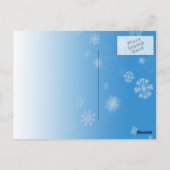 Carte Postale Neige (Dos)