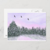 Carte Postale Neige (Devant / Derrière)