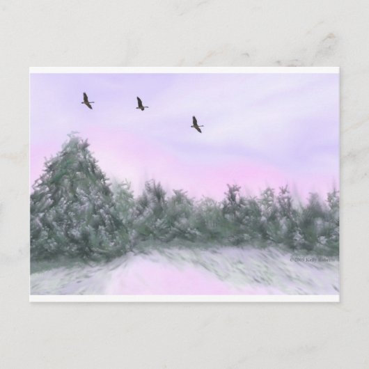 Carte Postale Neige (Devant)