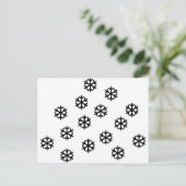 Carte Postale Neige (Debout devant)
