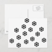 Carte Postale Neige (Devant / Derrière)