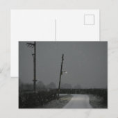 Carte Postale Neige (Devant / Derrière)