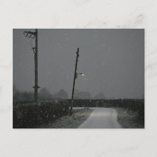 Carte Postale Neige (Devant)