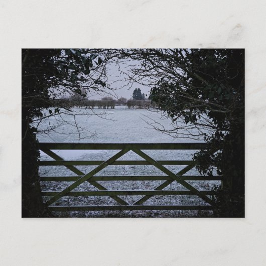 Carte Postale Neige (Devant)