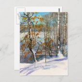 Carte Postale Neige (Devant / Derrière)