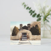 Carte Postale Neige à Chimayo (Debout devant)