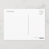 Carte Postale Neige à Coolidge (Dos)