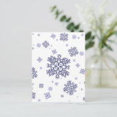 Carte Postale Neige bleue (Debout devant)